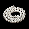 Electroplate Glass Imitation Pearl Beads Strands EGLA-A049-02-4