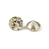 Glass Rhinestone Cabochons GLAA-A018-8mm-001GY-2