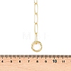 Brass Paperclip Chain Y Lariat Necklaces NJEW-H087-06B-G-5