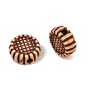 Opaque Acrylic Imitation Wood Beads AC-CBAB80E-01D-2