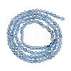 Natural Devil Blue Aquamarine Beads Strands GG-CBAF158-D01-02-5