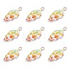 Alloy Enamel Pendants PALLOY-TAC0009-25P-A-2