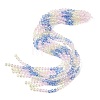 Electroplate Glass Beads Strands EGLA-D300-06-6mm-22-1