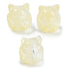 Transparent Spray Paint Glass Beads X1-GLAA-H035-01G-1