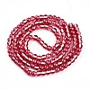 Baking Paint Transparent Glass Beads X1-DGLA-N011-6mm-06-2
