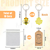 Bees Theme Keychain Favors Set DIY-FH0005-33-2