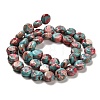 Synthetic Regalite/Imperial Jasper/Sea Sediment Jasper Beads Strands G-F765-M01-01-3