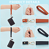 WADORN 2Pcs 2 Colors PU Leather Clutch Bag Wristlet Straps FIND-WR0010-31-3