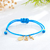 Brass Constellation Cross Charm Bracelets IC8656-12-1