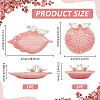 2Pcs 2 Style Ceramic Jewelry Plates AJEW-PH0006-43B-4