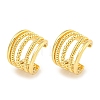 Brass Cuff Earrings EJEW-C104-100G-1