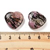 Heart Natural Rhodonite Worry Stone G-C134-06A-19-3