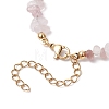 Natural Quartz Chip Beaded Bracelets for Women BJEW-JB11742-01-4
