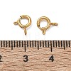 Ion Plating(IP) 304 Stainless Steel Smooth Surface Spring Ring Clasps STAS-D149-01G-01-3