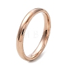 Ion Plating(IP) 304 Stainless Steel Flat Plain Band Rings STAS-I160-D-15mm-RG-1