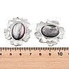 Natural Shell Oval Pendants STAS-Z202-13P-3