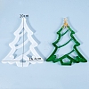 DIY Christmas Theme Pendant Silicone Molds XMAS-PW0001-006F-1
