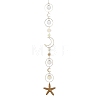 Glass Hanging Suncatchers HJEW-JM04587-2