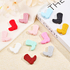 30Pcs 15 Colors Silicone Beads SIL-CA0001-89-5