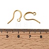 304 Stainless Steel Rhinestone Earring Hooks STAS-B128-42G-3