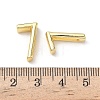 Brass Slide Charms KK-L253-15G-07-3