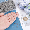 2000Pcs 304 Stainless Steel Jump Rings STAS-ME0003-49-3