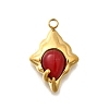 Natural Carnelian(Dyed and Heated) Pendants STAS-D310-03G-04-1