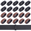 20Pcs 2 Colors Leather Belt Loop Ring DIY-PH0036-53-1