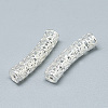 925 Sterling Silver Tube Beads STER-T002-116S-2