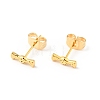 304 Stainless Steel Tiny Candy Stud Earrings with 316 Stainless Steel Pins for Women EJEW-J043-10G-1