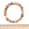 Natural Sunstone Stretch Bracelets X-BJEW-E373-10mm-04-4