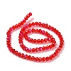 Electroplate Glass Beads Strands X1-EGLA-A034-T4mm-L09-2