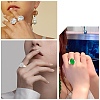 16Pcs 4 Size Adjustable Brass Finger Rings Components KK-CA0002-22S-5