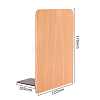 Non-Skid Wood Bookend Display Stands OFST-PW0002-151B-B02-1