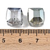 Electorplated Glass Beads EGLA-E006-M2-4