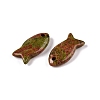 Natural Unakite Pendants G-N342-106I-2