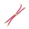 Cotton Cord Bracelet Making KK-F758-03Z-G-2