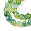 Dyed Natural White Jade Beads Strands G-T138-6mm-210-26-3