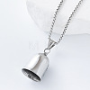 Viking Dog Guardian Bell 304 Stainless Steel Pendant Box Chain Necklaces for Men Women HU1943-2
