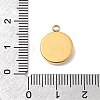 304 Stainless Steel Enamel with Rhinestone Pendants STAS-Z179-38G-01-3
