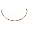 Natural Mixed Gemstone Faceted Rondelle Beaded Necklaces for Women NJEW-JN06286-3