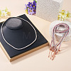 7Pcs 7 Colors 2.5MM Round Nylon Cotton Cord Necklace Making NJEW-TA0001-25RG-7