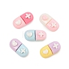 Opaque Resin Cabochons CRES-M037-08C-2