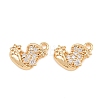 Christmas Brass Micro Pave Cubic Zirconia Pendants KK-L261-15B-G01-1
