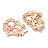 Alloy Enamel Pendants RB-CBAA987-22KCG-2