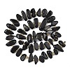 Natural Black Onyx(Dyed & Heated) Beads Strands G-F821-A03-01-3