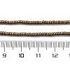 Electroplated Non-magnetic Hematite Beads Strands G-P571-A01-01H-4