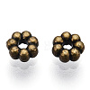 Tibetan Style Alloy Daisy Spacer Beads TIBEB-S039-047AB-NR-1