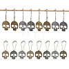 4 Sets Skull Shower Curtain Hooks DIY-CA0005-39-1