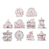 20Pcs PET Self-adhesive Amusement Park Theme Decorative Tapes STIC-P016-B01-3